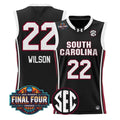 A'ja Wilson Jersey #22 South Carolina 2026 Final Four Stitched Black