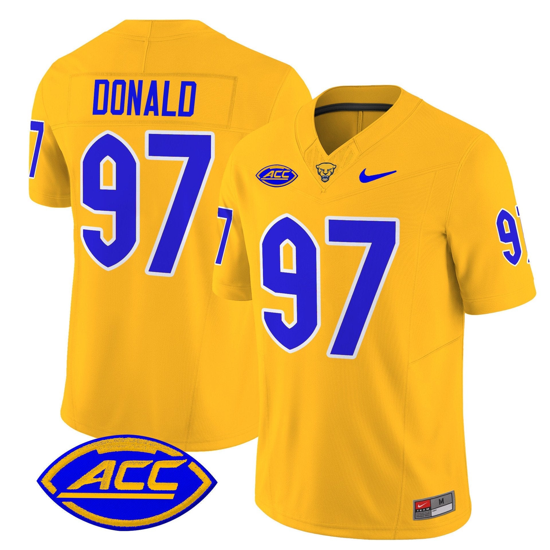 Aaron Donald Jersey #97 Pittsburgh Panthers 2025 Limited Stitched