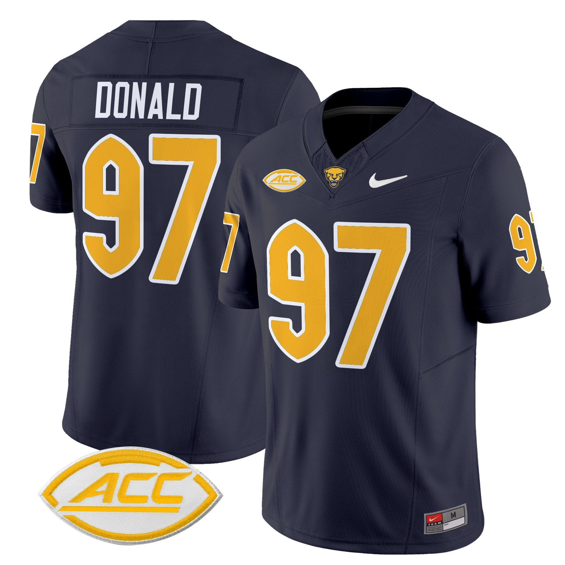Aaron Donald Jersey #97 Pittsburgh Panthers 2025 Limited Stitched
