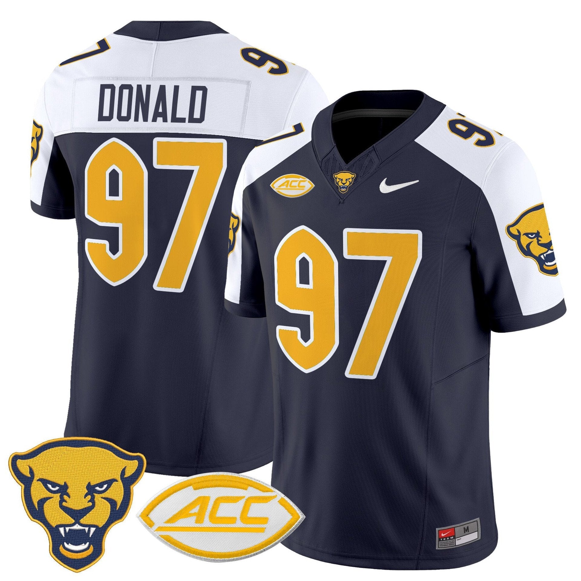 Aaron Donald Jersey #97 Pittsburgh Panthers 2025 Limited Stitched