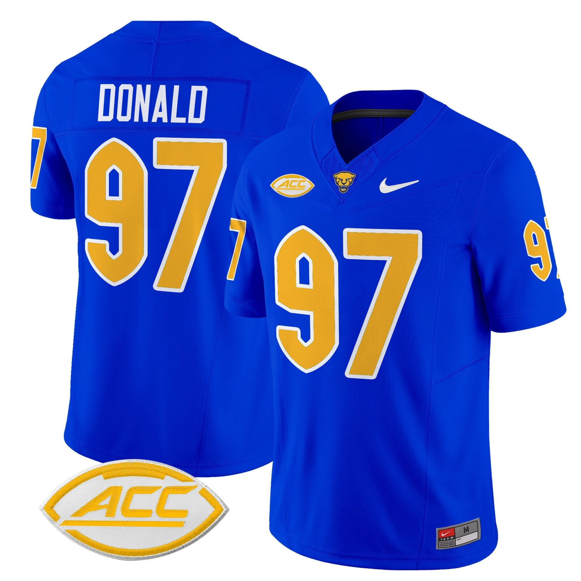 Aaron Donald Jersey #97 Pittsburgh Panthers 2025 Limited Stitched