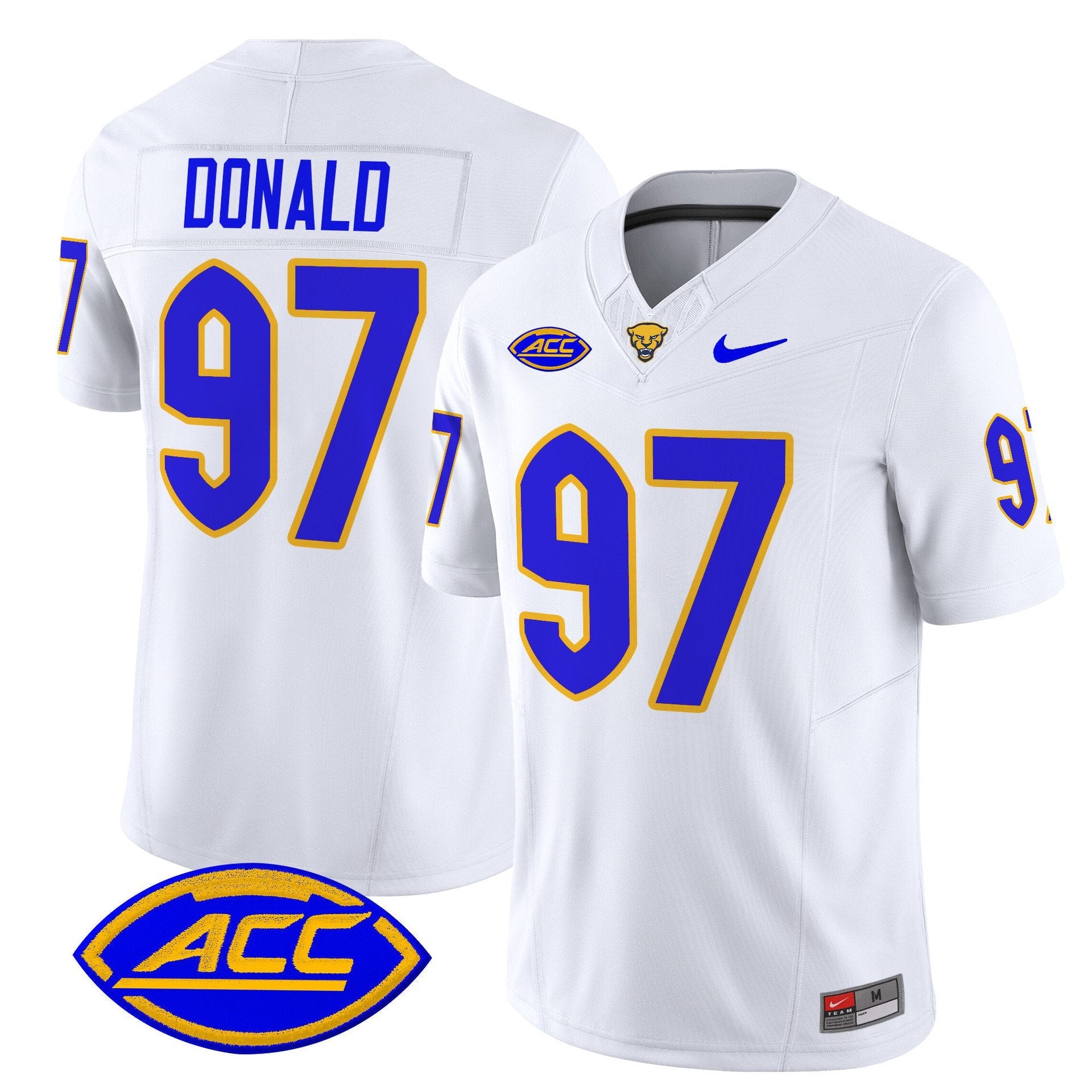 Aaron Donald Jersey #97 Pittsburgh Panthers 2025 Limited Stitched