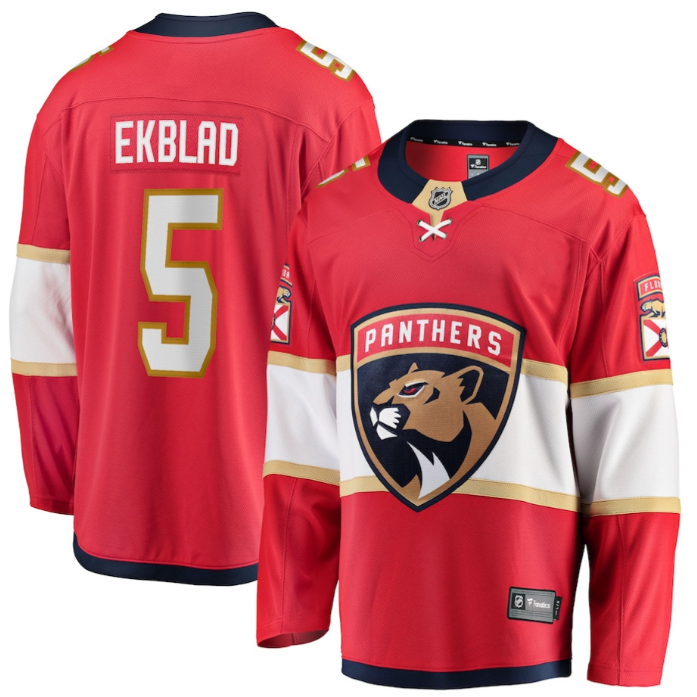 Aaron Ekblad 5 Florida Panthers 2025 Breakaway Player Men Jersey