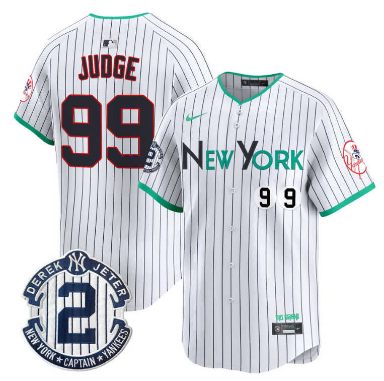 Aaron Judge Jersey #99 New York Yankees Apple Patch Vapor Premier Limited Stitched