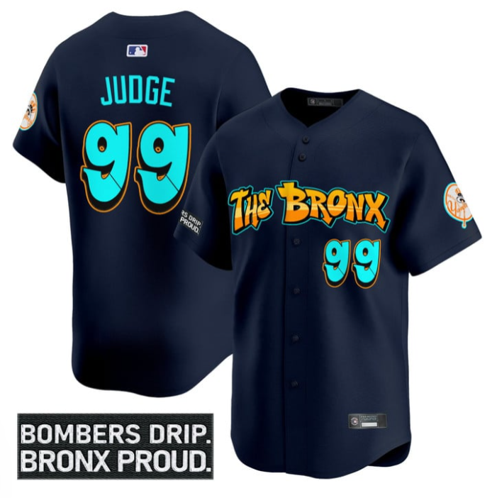 Aaron Judge Jersey #99 Yankees Graffiti Bronx Bombers Edition Stitched