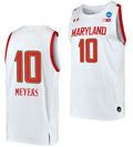 Abby Meyers Jersey Maryland Terrapins College Basketball 2023 NCAA March Madness White #10