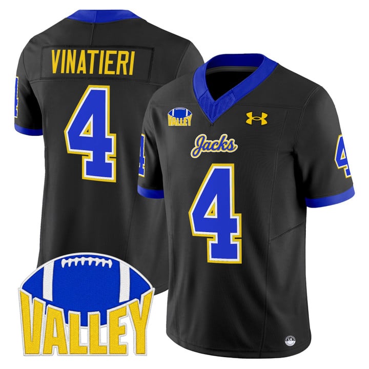 Adam Vinatieri Jersey #4 South Dakota State Jackrabbits 2025 Stitched