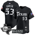 Adolis Garcia Jersey #53 Texas Rangers Gothic Frontier Edition Vapor Limited Stitched