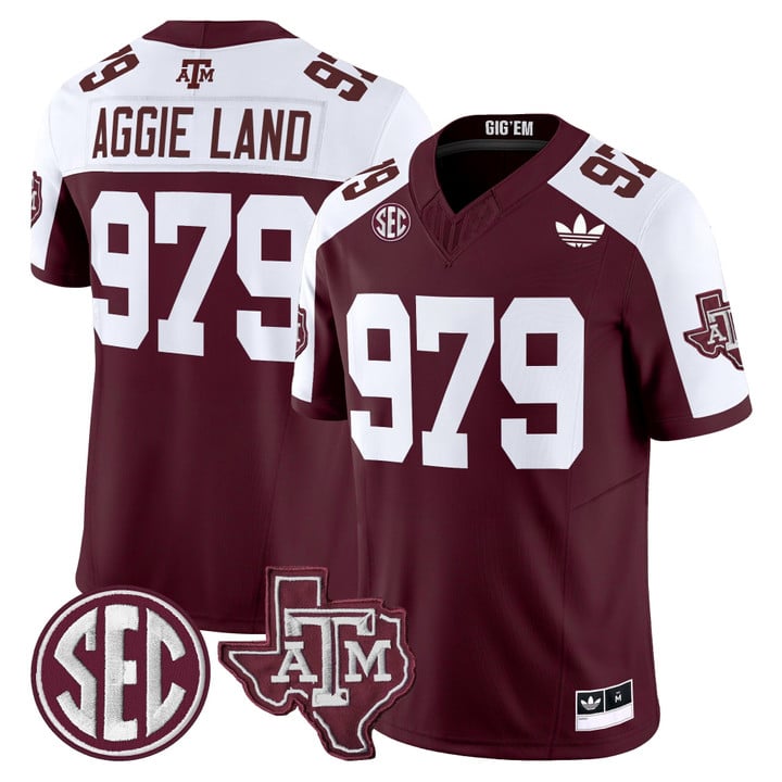 Aggie Land Jersey #979 Texas A&M Aggies 2025 Vapor V2 Stitched