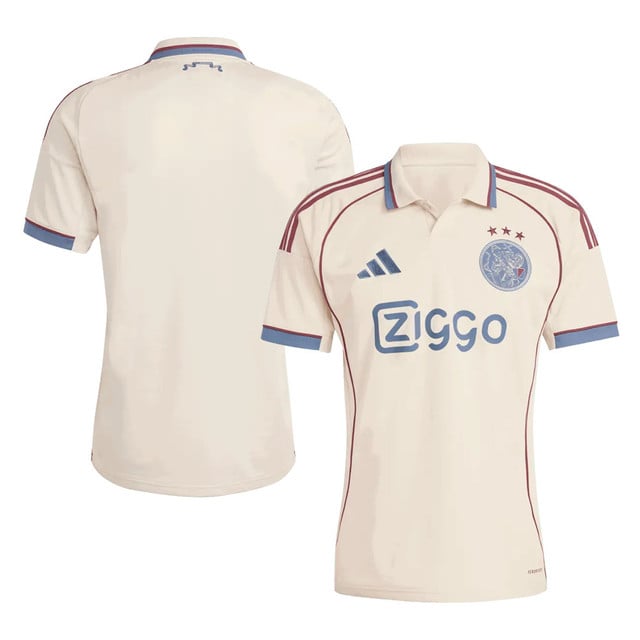 Ajax 2025-26 Third Match Jersey – Cream