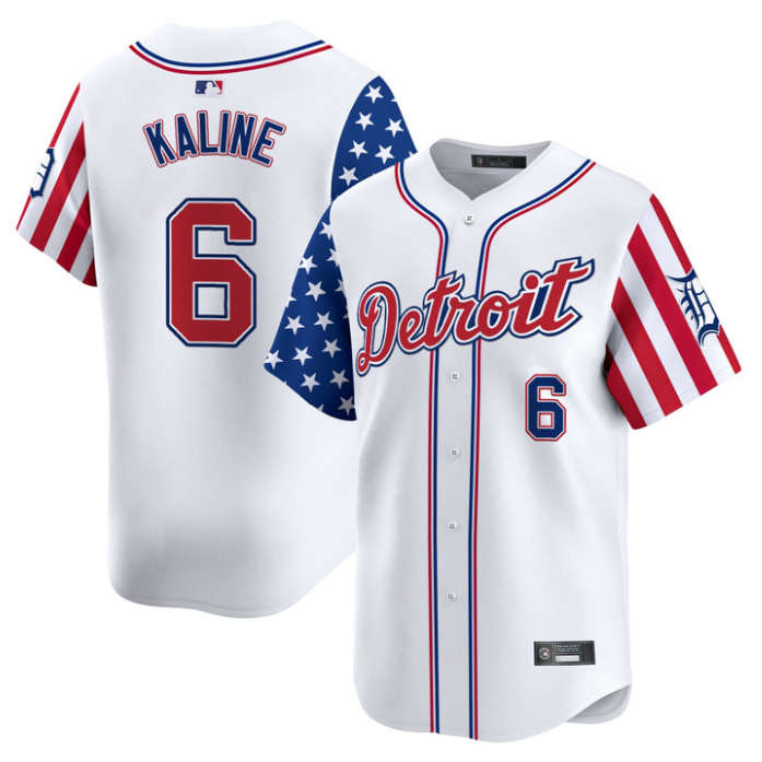 Al Kaline Jersey #6 Detroit Tigers 2025 Memorial Day Vapor Premier Limited Stitched