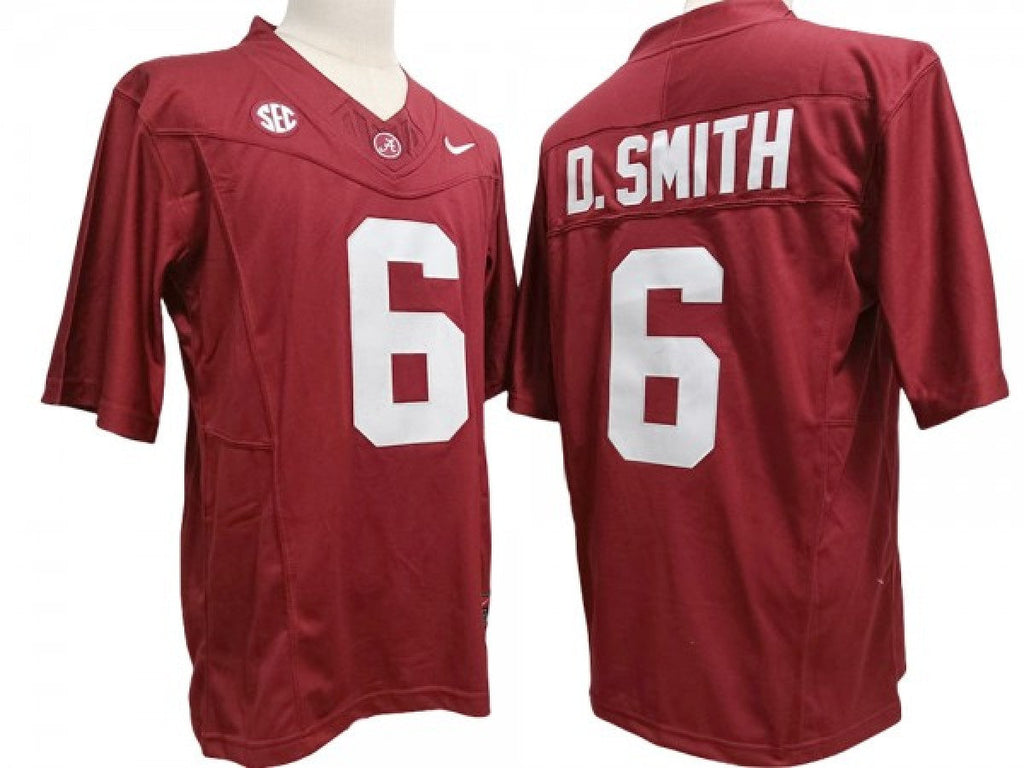 Alabama Crimson Tide #6 DeVonta Smith Vapor F.U.S.E. Limited Jersey Red