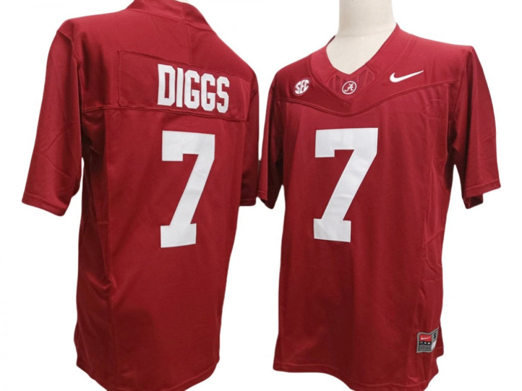 Alabama Crimson Tide #7 Trevon Diggs Vapor F.U.S.E. Limited Jersey Red