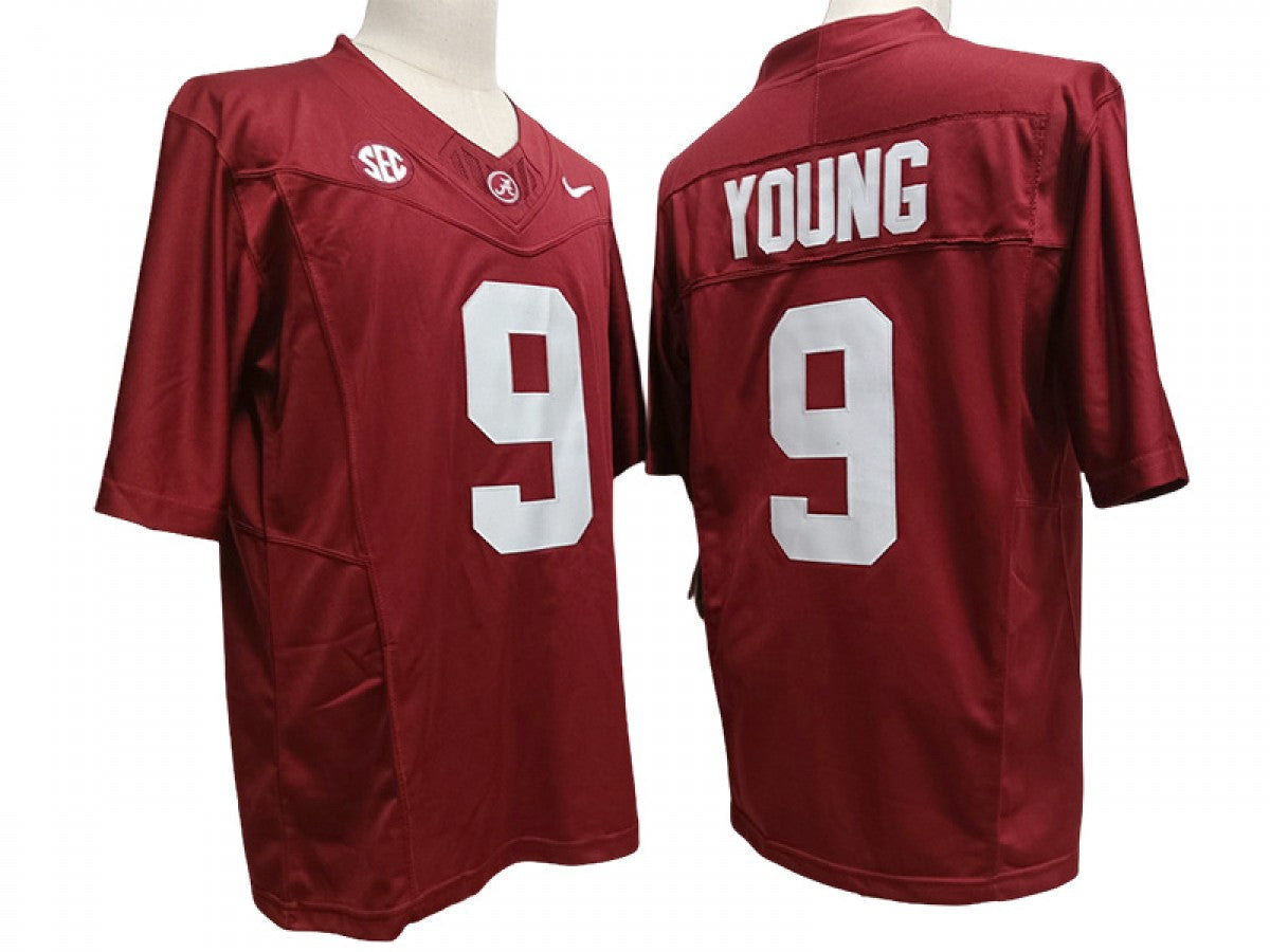 Alabama Crimson Tide #9 Bryce Young Vapor F.U.S.E. Limited Jersey Red