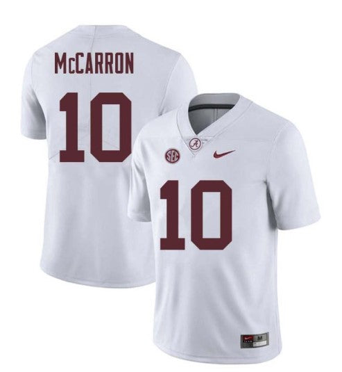 Alabama Crimson Tide #10 AJ McCarron Football Jersey Stitched
