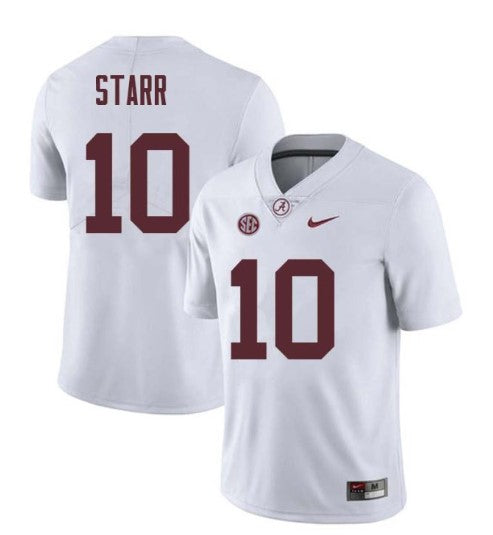 Alabama Crimson Tide #10 Bart Starr Football Jersey Stitched