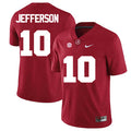 Alabama Crimson Tide #10 Justin Jefferson Football Jersey Stitched