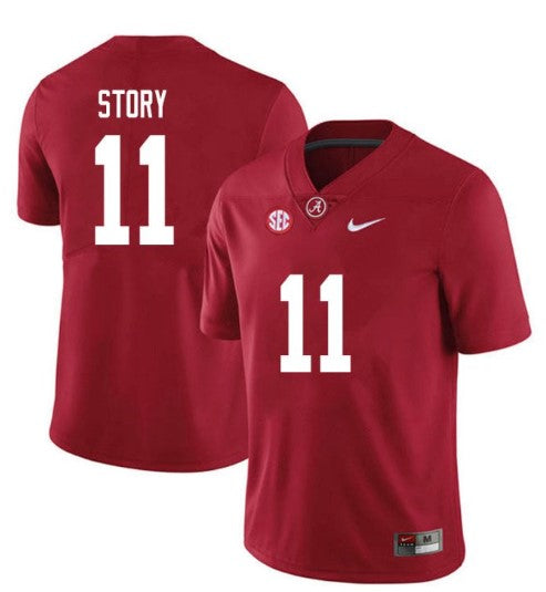 Alabama Crimson Tide #11 Christian Story Football Jersey Stitched