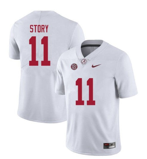 Alabama Crimson Tide #11 Christian Story Football Jersey Stitched