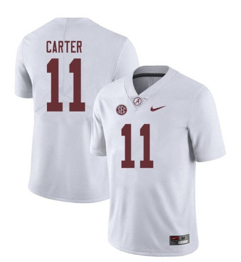 Alabama Crimson Tide #11 Scooby Carter Football Jersey Stitched