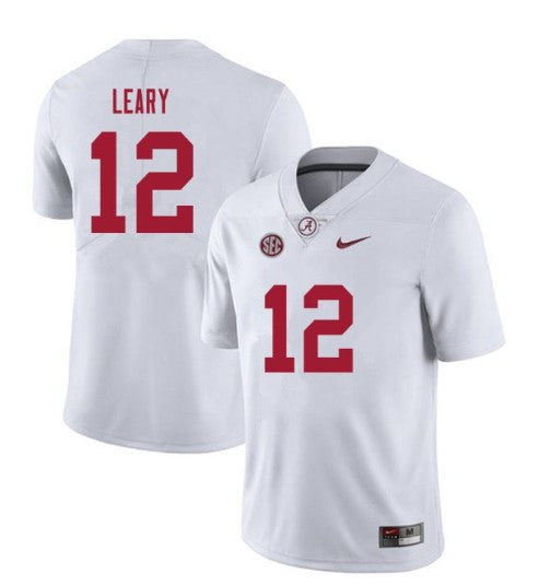 Alabama Crimson Tide #12 Christian Leary Football Jersey Stitched