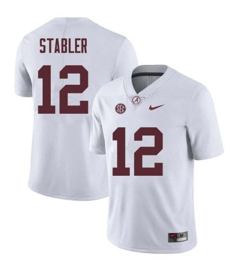 Alabama Crimson Tide #12 Ken Stabler Football Jersey Stitched