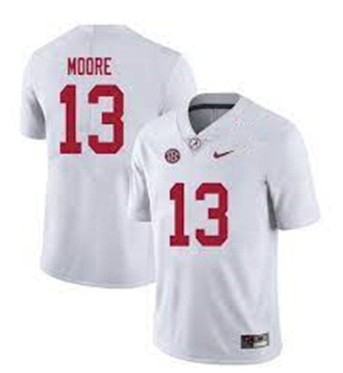 Alabama Crimson Tide #13 Malachi Moore Football Jersey Stitched