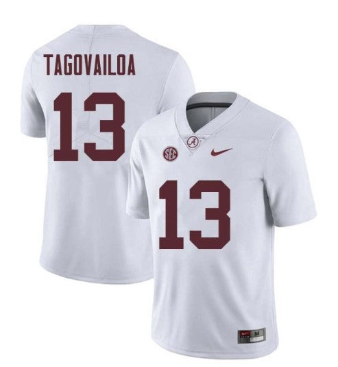 Alabama Crimson Tide #13 Tua Tagovailoa Football Jersey Stitched