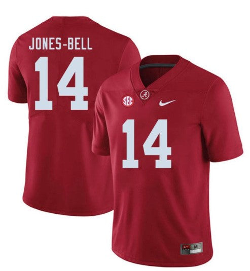 Alabama Crimson Tide #14 Thaiu Jones-Bell Football Jersey Stitched