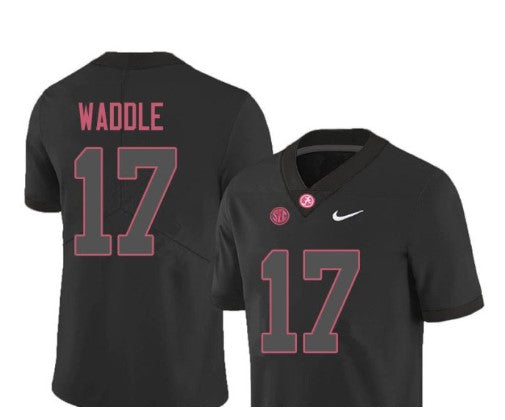 Alabama Crimson Tide #17 Jaylen Waddle Football Jersey Stitched