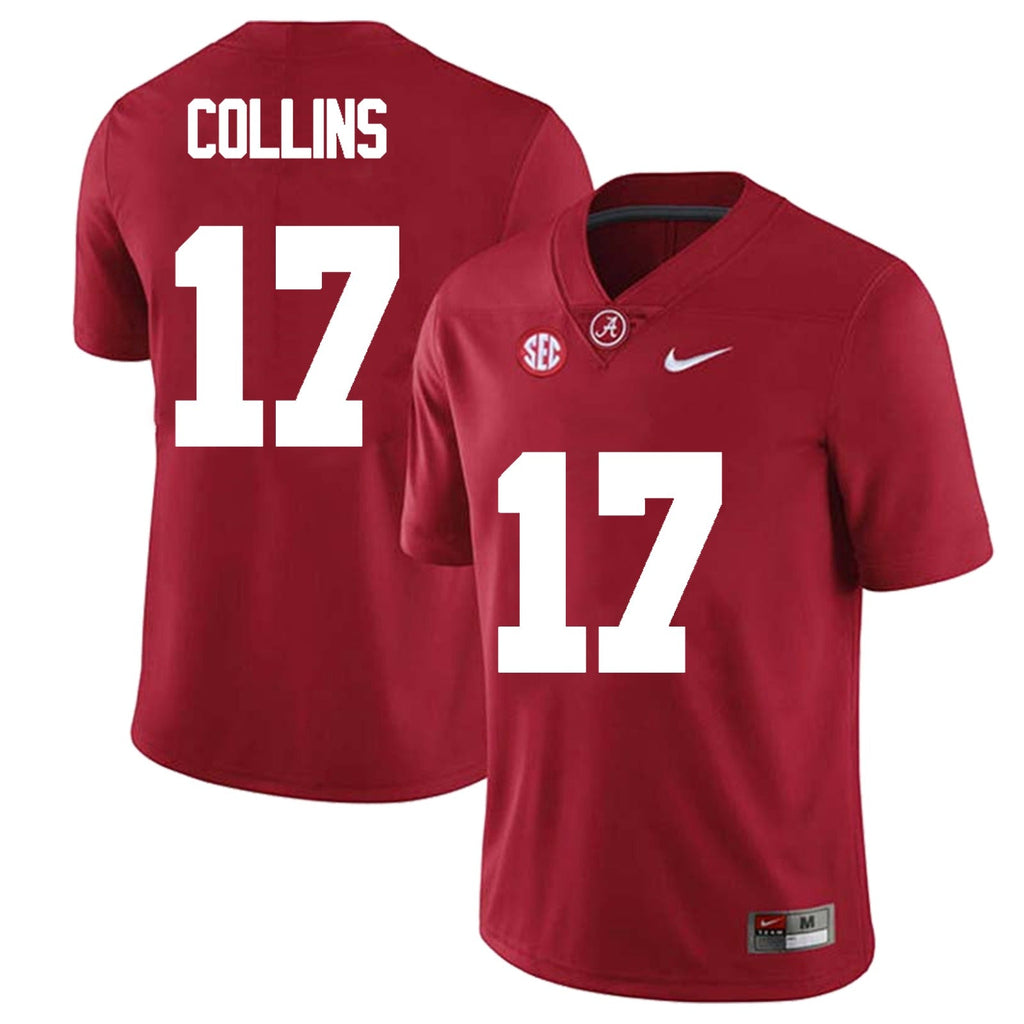 Alabama Crimson Tide #17 Kelby Collins Football Jersey Stitched
