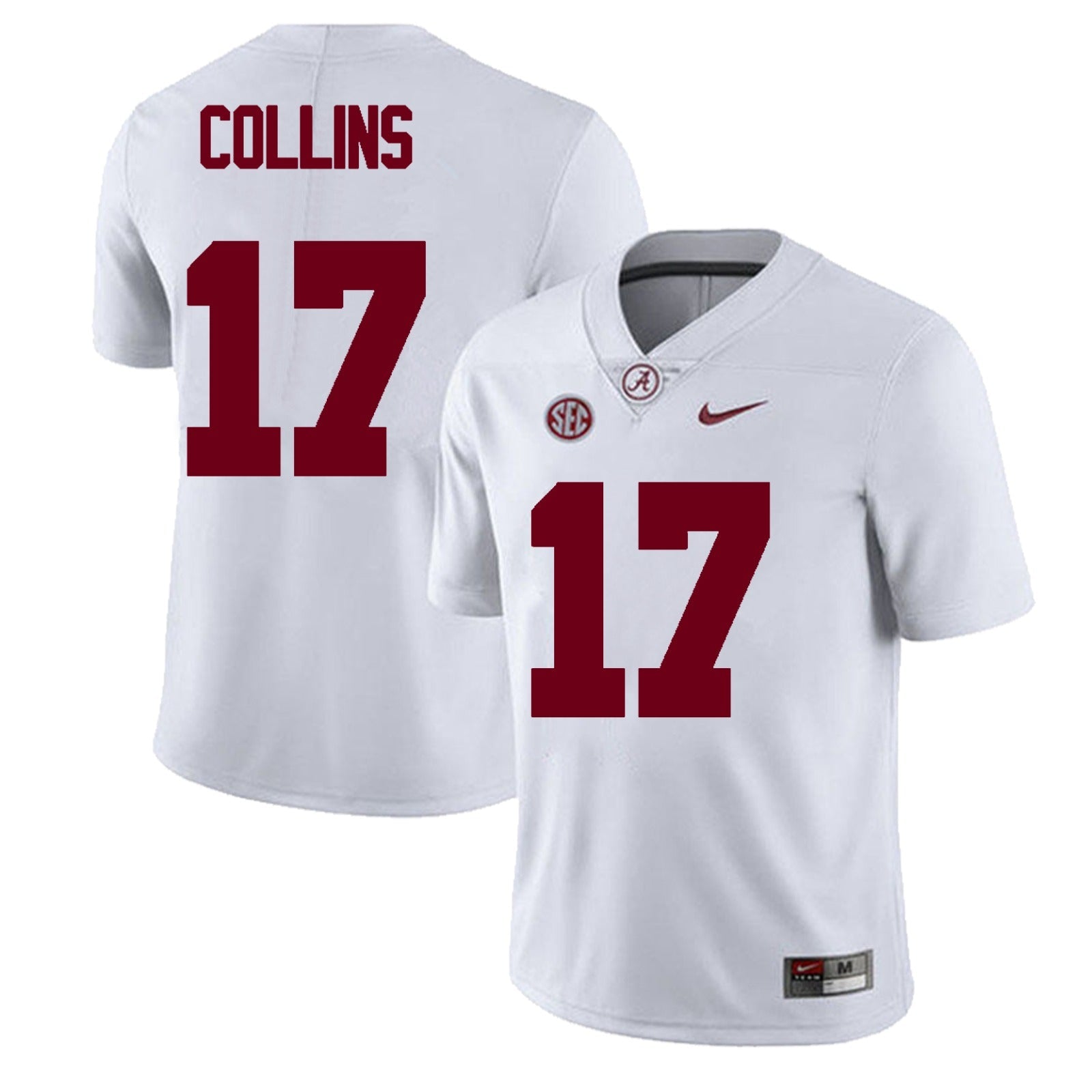 Alabama Crimson Tide #17 Kelby Collins Football Jersey Stitched