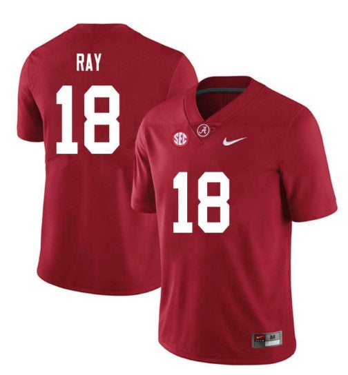Alabama Crimson Tide #18 Labryan Ray Football Jersey Stitched