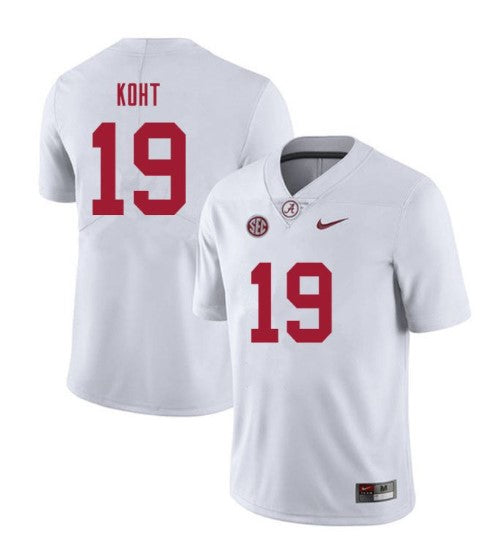 Alabama Crimson Tide #19 Keanu Koht Football Jersey Stitched