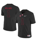 Alabama Crimson Tide #1 Jameson Williams Football Jersey Stitched Black