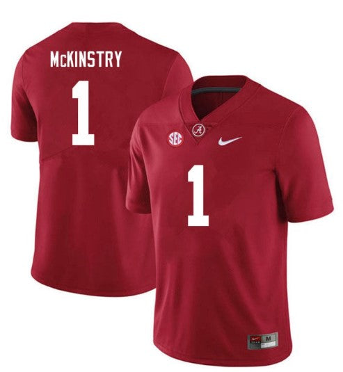 Alabama Crimson Tide #1 McKinstry Football Jersey Stitched
