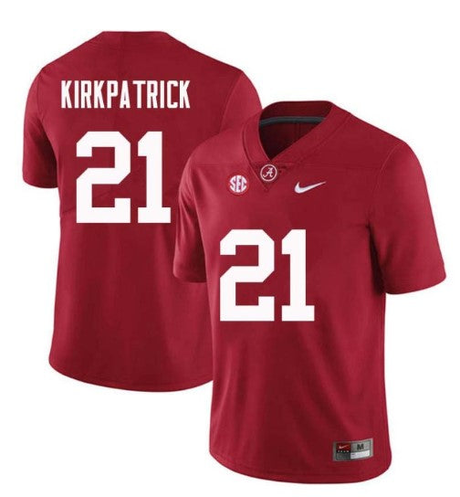 Alabama Crimson Tide #21 Dre Kirkpatrick Football Jersey Stitched