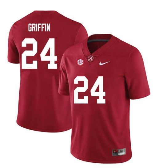 Alabama Crimson Tide #24 Clark Griffin Football Jersey Stitched