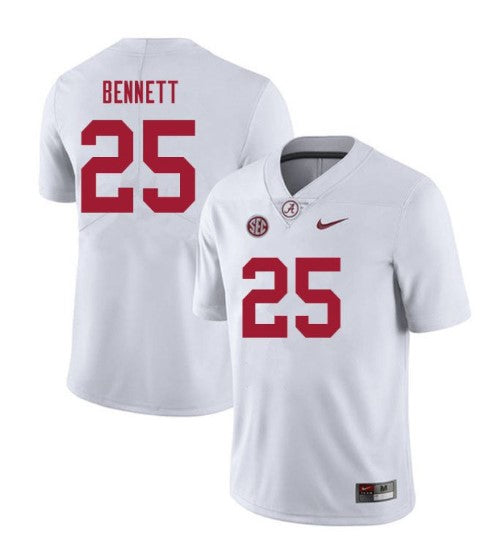 Alabama Crimson Tide #25 Jonathan Bennett Football Jersey Stitched