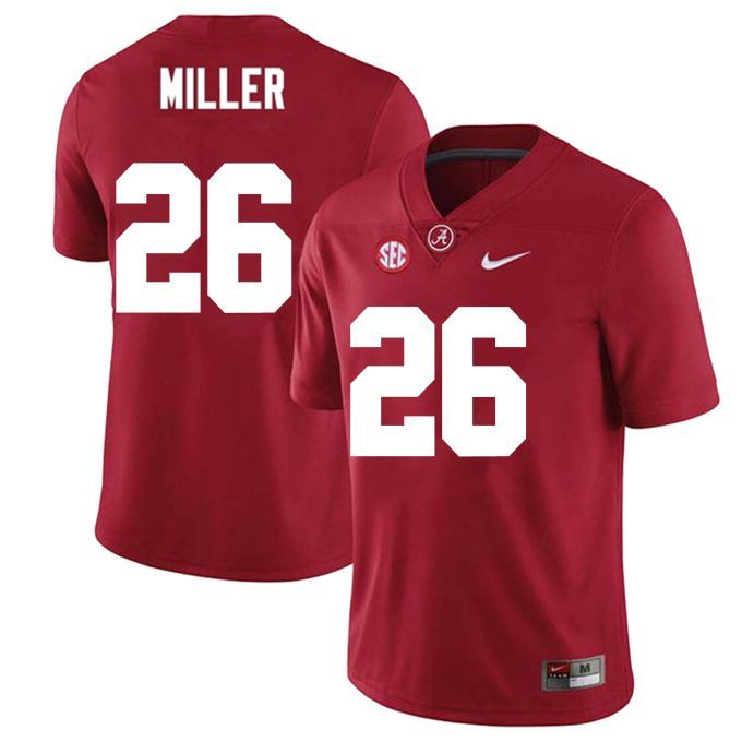 Alabama Crimson Tide #26 Jam Miller Football Jersey Stitched