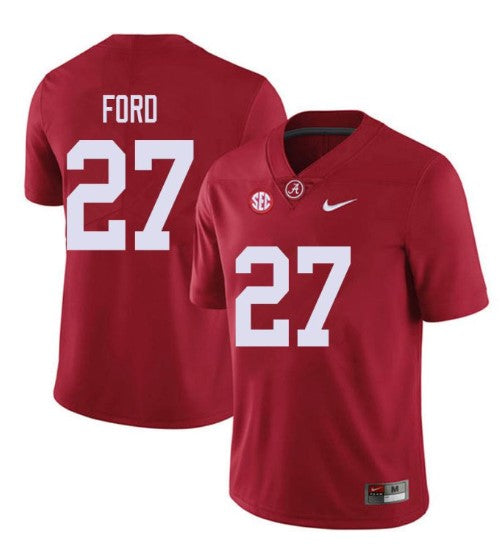 Alabama Crimson Tide #27 Jerome Ford Football Jersey Stitched