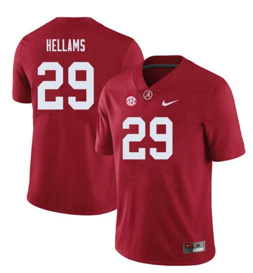 Alabama Crimson Tide #29 De Marcco Hellams Football Jersey Stitched
