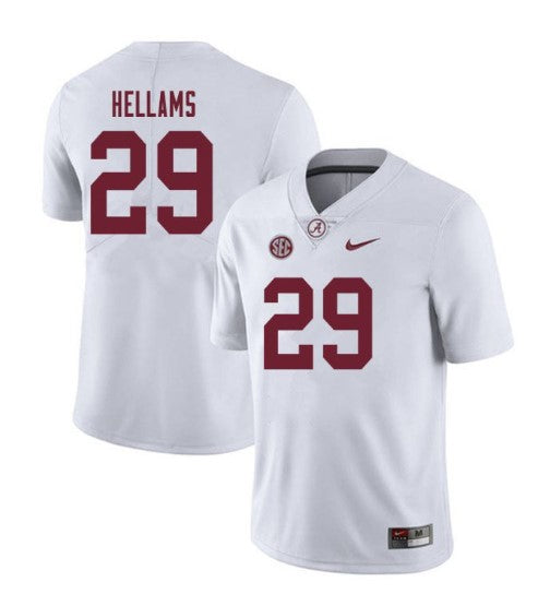 Alabama Crimson Tide #29 De Marcco Hellams Football Jersey Stitched