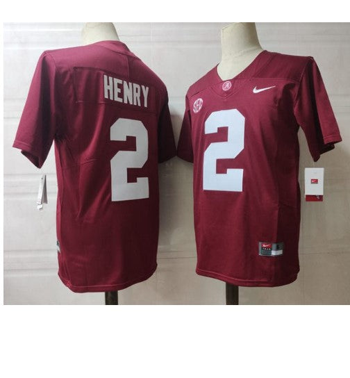 Alabama Crimson Tide #2 Derrick Henry Football Jersey Stitched