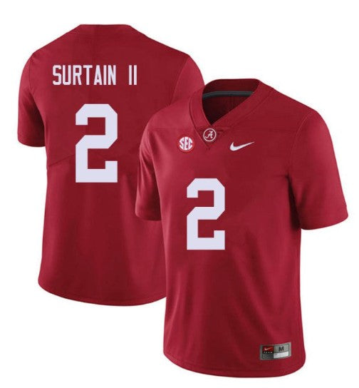 Alabama Crimson Tide #2 Patrick Surtain II Football Jersey Stitched