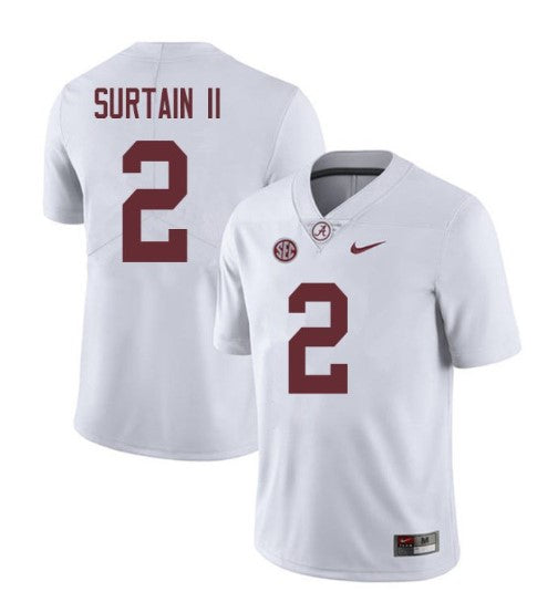 Alabama Crimson Tide #2 Patrick Surtain II Football Jersey Stitched