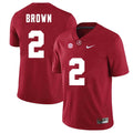 Alabama Crimson Tide #2 Zabien Brown Football Jersey Stitched