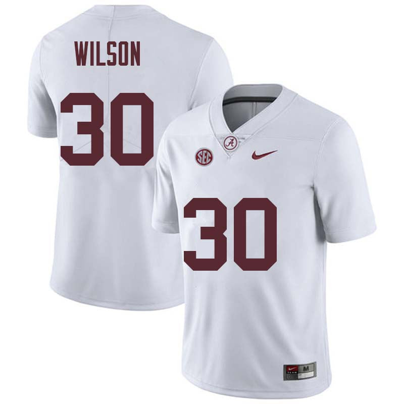 Alabama Crimson Tide #30 Mack Wilson Football Jersey Stitched