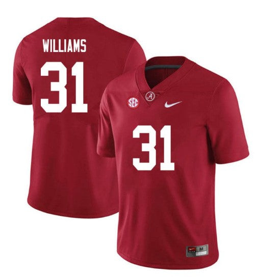 Alabama Crimson Tide #31 Shatarius Williams Football Jersey Stitched