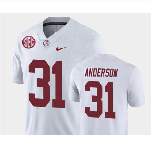 Alabama Crimson Tide #31 Will Anderson Football Jersey Stitched
